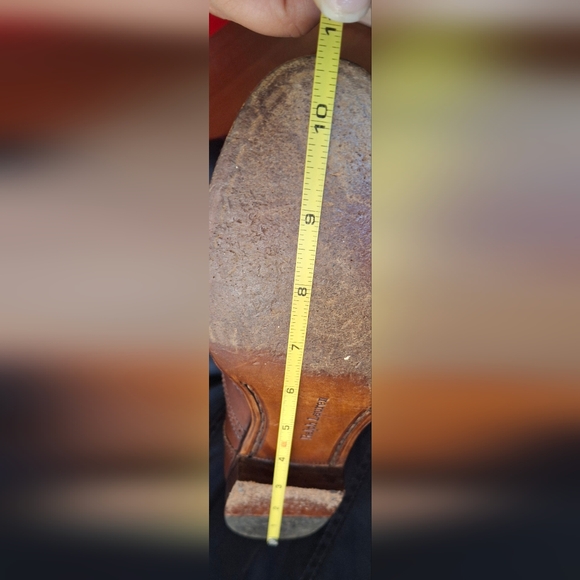 Ralph Lauren  Womens Sz 9 AA Brown Leather Lace-Up Ankle Mid-Calf Boot Italy 70 - Picture 11 of 11